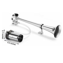 Load image into Gallery viewer, 12V Car Electric Horn Air Pump Compressor, 12V Silver