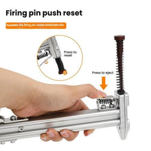 Load image into Gallery viewer, Manual Wire Trough Steel Nail Cement Nail Tool, ST18, 18mm Steel Nails 400pcs /Box