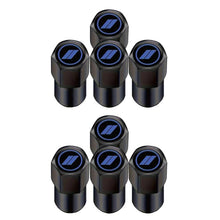 Load image into Gallery viewer, 2 Sets Car Modification Aluminum Tire Valve Caps, Graphic Model, Alphabet Model, Red Logo, Blue Logo