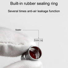 Load image into Gallery viewer, 2 Sets Car Modification Aluminum Tire Valve Caps, Graphic Model, Alphabet Model, Red Logo, Blue Logo