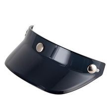 Load image into Gallery viewer, Motorcycle Helmet Brim Retro 3-Button Helmet Visor Sunshade Protection Half Helmet Hat Brim