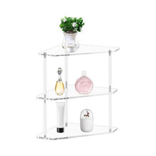 Load image into Gallery viewer, Three-Layer Acrylic Corner Storage Table For Living Room And Study