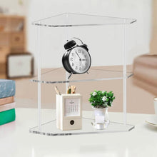 Load image into Gallery viewer, Three-Layer Acrylic Corner Storage Table For Living Room And Study