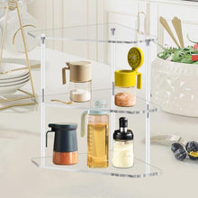 Load image into Gallery viewer, Three-Layer Acrylic Corner Storage Table For Living Room And Study