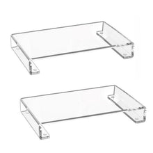 Load image into Gallery viewer, Acrylic Tray Base Dressing Table Storage Rack, 1pc, 2pcs