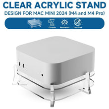 Load image into Gallery viewer, For MAC Mini M4 Desktop Acrylic Storage Bracket, For MAC Mini M4