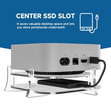 Load image into Gallery viewer, For MAC Mini M4 Desktop Acrylic Storage Bracket, For MAC Mini M4