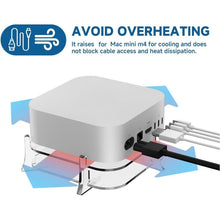 Load image into Gallery viewer, For MAC Mini M4 Desktop Acrylic Storage Bracket, For MAC Mini M4