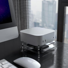 Load image into Gallery viewer, For MAC Mini M4 Desktop Acrylic Storage Bracket, For MAC Mini M4