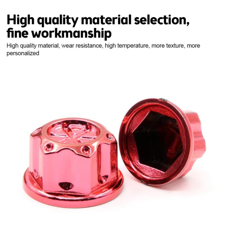 E-Bike Motorcycle Hexagonal Screw Cap Modification Accessories Electroplated Burned Titanium Screw Decoration
