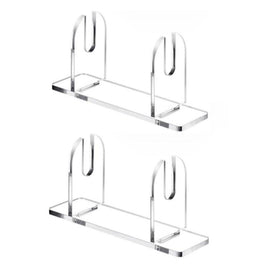 Acrylic Folding Fan Display Stand, 2pcs /Pack, 3pcs /Pack