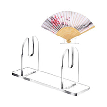 Load image into Gallery viewer, Acrylic Folding Fan Display Stand, 2pcs /Pack, 3pcs /Pack