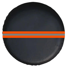 Load image into Gallery viewer, Thickened Imitation Leather Car Tire Protector Spare Tire Cover With Reflective Stripes, 14inch, 15inch, 16inch, 17inch
