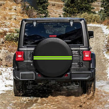 Load image into Gallery viewer, Thickened Imitation Leather Car Tire Protector Spare Tire Cover With Reflective Stripes, 14inch, 15inch, 16inch, 17inch