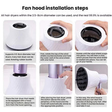 Load image into Gallery viewer, Universal Hair Diffuser Hair Dryer Air Hood Blow Curling Hair Styling Artifact Hair Drying Hood