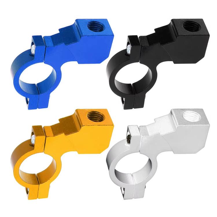Motorcycle Modified Rear View Mirror Bracket Holder Clamp E-Bike Mirror Mount Reflector Clamp