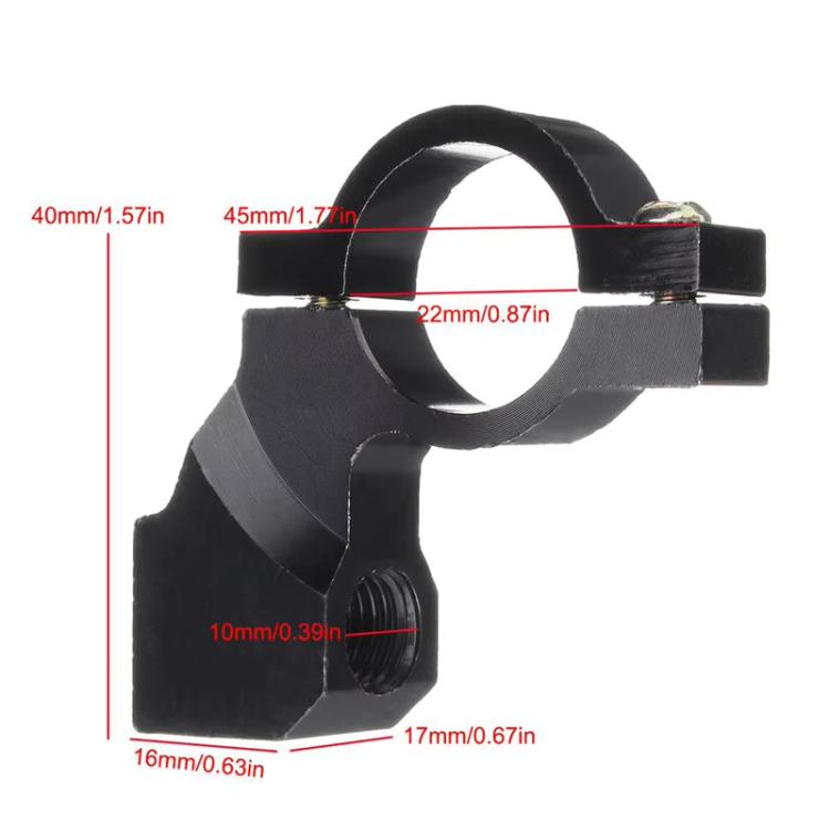 Motorcycle Modified Rear View Mirror Bracket Holder Clamp E-Bike Mirror Mount Reflector Clamp