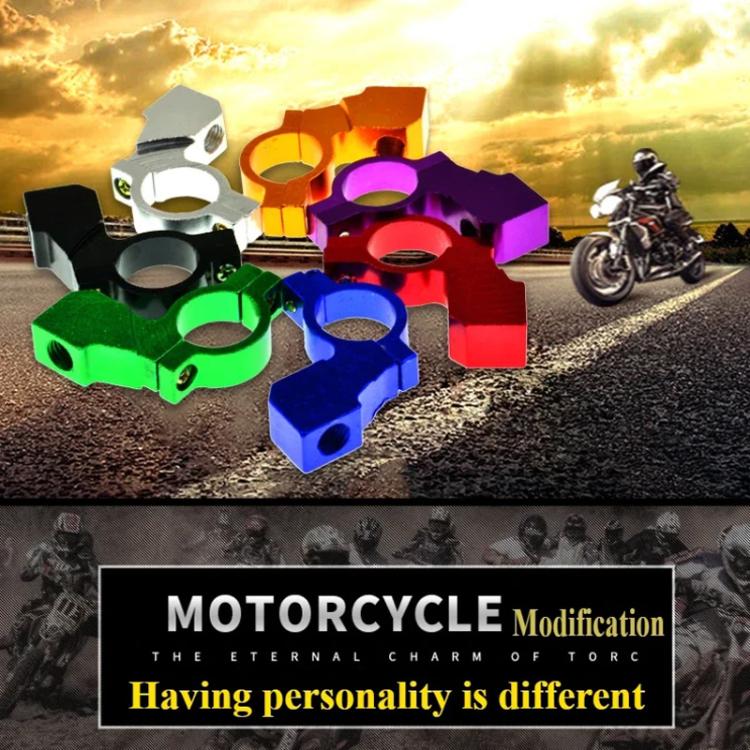 Motorcycle Modified Rear View Mirror Bracket Holder Clamp E-Bike Mirror Mount Reflector Clamp