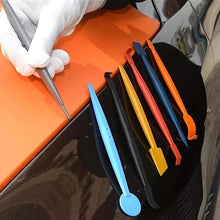 Load image into Gallery viewer, Car Wrap Trimming Edge Tinting Tool Solar Film With Magnetic Squeegee Scraper Kit, 7pcs /Set
