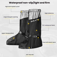 Load image into Gallery viewer, SULAITE Motorcycle Shoe Cover Thickened Anti-slip Wear-resistant Rain Shoes Outdoor Riding Adult Rain Boots, S, M, L, 2XL