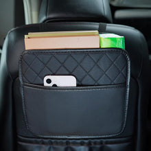 Load image into Gallery viewer, Multifunctional Car Seat Back Storage Bag Car Leather Trash Can Decoration Products