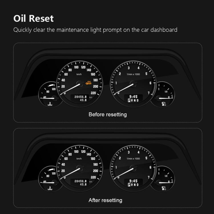 Car Oil Reset Code Reader Automotive Maintenance Light Zero Reset Fault Diagnosis Tool, M302