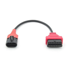 Load image into Gallery viewer, For SYM SANYANG Motorcycle OBD Cable 3Pin To OBD2 16Pin Diagnostic Adapter Scanner Extension Cable