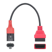 Load image into Gallery viewer, For SYM SANYANG Motorcycle OBD Cable 3Pin To OBD2 16Pin Diagnostic Adapter Scanner Extension Cable