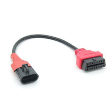 Load image into Gallery viewer, For SYM SANYANG Motorcycle OBD Cable 3Pin To OBD2 16Pin Diagnostic Adapter Scanner Extension Cable