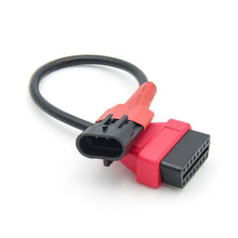 Load image into Gallery viewer, For SYM SANYANG Motorcycle OBD Cable 3Pin To OBD2 16Pin Diagnostic Adapter Scanner Extension Cable