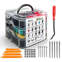 Load image into Gallery viewer, Car Retainer Clips Fasteners Remover Kit Automotive Clips Set, 680pcs /Set