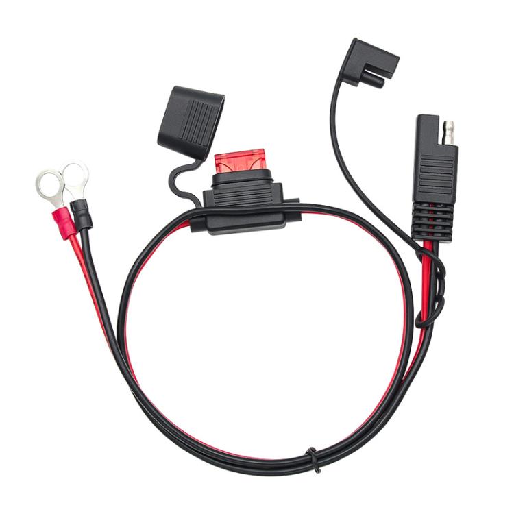 O-Terminal to SAE Power Cable With Fuse Battery Charger Extension Adapter Wire, 60cm