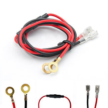 Load image into Gallery viewer, 10A 60cm Plug-In Spring O-Type Terminal Power Cable Car Charger Modification Wiring Harness