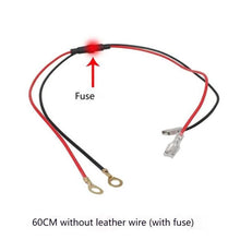 Load image into Gallery viewer, 10A 60cm Plug-In Spring O-Type Terminal Power Cable Car Charger Modification Wiring Harness