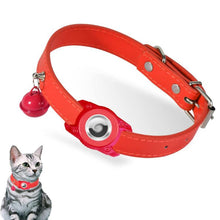 Load image into Gallery viewer, For AirTag 2nd Gen / AirTag 1st Gen Tracker Waterproof Protection Case Pet Leather Collar Anti Lost Cat Locator Collar