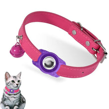 Load image into Gallery viewer, For AirTag 2nd Gen / AirTag 1st Gen Tracker Waterproof Protection Case Pet Leather Collar Anti Lost Cat Locator Collar