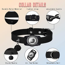Load image into Gallery viewer, For AirTag 2nd Gen / AirTag 1st Gen Tracker Waterproof Protection Case Pet Leather Collar Anti Lost Cat Locator Collar