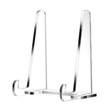 Load image into Gallery viewer, Acrylic Photo Frame Book Picture Plate Stand, 1set, 2sets