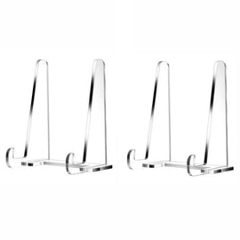 Acrylic Photo Frame Book Picture Plate Stand, 1set, 2sets
