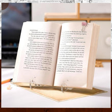 Load image into Gallery viewer, Acrylic Photo Frame Book Picture Plate Stand, 1set, 2sets