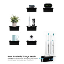 Load image into Gallery viewer, Acrylic Wall-mounted Bathroom Electric Toothbrush Holder