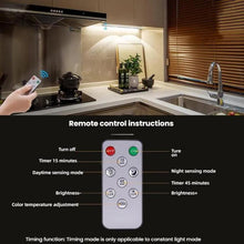 Load image into Gallery viewer, Rechargeable Motion Sensor Light Bar Cabinet Wardrobe Lamp With Remote Control, 20cm, 30cm, 40cm, 60cm, 80cm