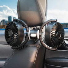 Load image into Gallery viewer, Car Brushless Motor Rear Headrest USB Double Head Fan