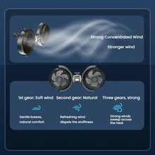 Load image into Gallery viewer, Car Brushless Motor Rear Headrest USB Double Head Fan