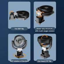 Load image into Gallery viewer, Car Three-way Folding Screen Corner Fan