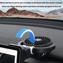 Load image into Gallery viewer, Car Three-way Folding Screen Corner Fan