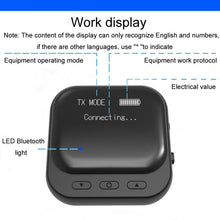 Load image into Gallery viewer, TR82 Bluetooth 5.2 Display Receiver Transmit And Receive 2 In 1 Adapter