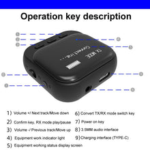 Load image into Gallery viewer, TR82 Bluetooth 5.2 Display Receiver Transmit And Receive 2 In 1 Adapter