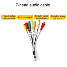 Load image into Gallery viewer, Palminfo Android Navigation Cable 7-Heads Audio Cable 16 Pin Power Cord GPS Antenna 4 Pin 6 Pin USB Cable Rear View Line, 6pcs / Set