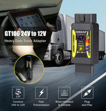 Load image into Gallery viewer, GODIAG GT106 PLUS 24V to 12V Heavy Duty Truck Adapter